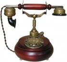 Stolní kulatý telefon