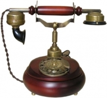 Stolní kulatý telefon